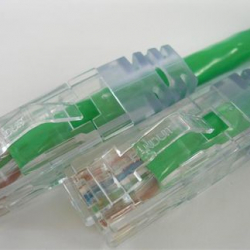 商品画像:CAT6ケーブル 両端RJ45 単線 ストレート結線 1m (緑) C6S-SO-GN-01