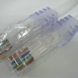 商品画像:CAT6ケーブル 両端RJ45 単線 ストレート結線 3m (白) C6S-SO-WT-03