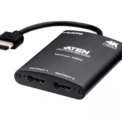 StarTech.com> ケーブル一体型 2ポート USB HDMI対応KVMスイッチ 4K