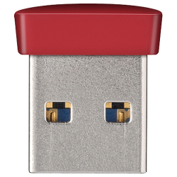 商品画像:USB3.0対応 マイクロUSBメモリー 16GB レッド RUF3-PS16G-RD