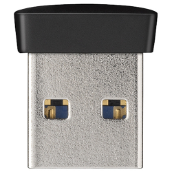 商品画像:USB3.0対応 マイクロUSBメモリー 32GB ブラック RUF3-PS32G-BK