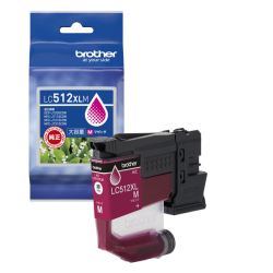 商品画像:<ブラザー純正>インクカートリッジ 大容量タイプ (マゼンタ) LC512XLM