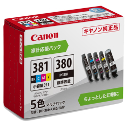 商品画像:インクタンク [2344C006] BCI-381S+380/5MP