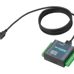 商品画像:デジタル入出力 USB I/Oターミナル 8ch/8ch(絶縁 12〜24VDC)-Yシリーズ DIO-0808LY2-USB
