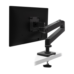 商品画像:LX PRO デスクマウント モニターアーム グロメット ブラック 34インチ(1.8〜10.0kg)まで対応 45-708-292