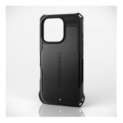 商品画像:iPhone 16 Pro/ハイブリッドケース/ZEROSHOCK/ブラック PM-A24CZEROBK