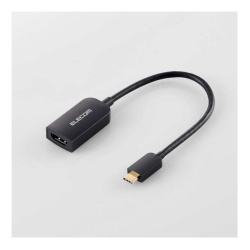 商品画像:Type-C映像変換アダプタ/TypeC-HDMI/60Hz/ブラック AD-CHDMIQBK4
