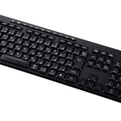 商品画像:キーボード/無線2.4GHz/静音/フルサイズ/メンブレン式/ブラック TK-QT11FDMBK