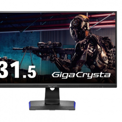 商品画像:「5年保証」165Hz対応31.5型ゲーミングモニター「GigaCrysta」(広視野角モデル) LCD-GCQ321HXDB