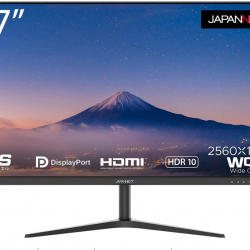 ジャパンネクスト> 27インチ 液晶ディスプレイ(2560x1440/IPS/HDR10