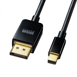 商品画像:ミニ-DisplayPort変換ケーブル 1m(Ver1.4) KC-DPM14010