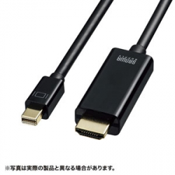 商品画像:ミニDisplayPort-HDMI変換ケーブル HDR対応 2m KC-MDPHDRA20