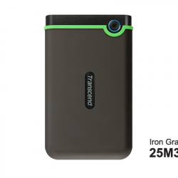 商品画像:ポータブルHDD StoreJet 25M3 1TB アイロングレー TS1TSJ25M3S