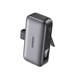 商品画像:UGREEN Nexode 5000mAh USB-C コネクター 内蔵型モバイルバッテリー 35338 UGR-BY-000013