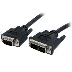 商品画像:2m DVI - VGA(アナログRGB)変換ディスプレイモニターケーブル DVI-A(オス) - ミニD-Sub15ピン(オス) DVIVGAMM2M