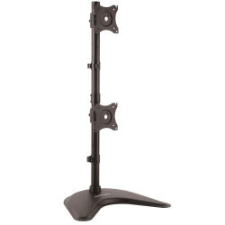 商品画像:モニタースタンド/置き型/2画面(上下)/最大27インチまたは34インチ/耐荷重10kg/VESA対応/ブラック/2画面 PC パソコン ディスプレイアーム ARMBARDUOV