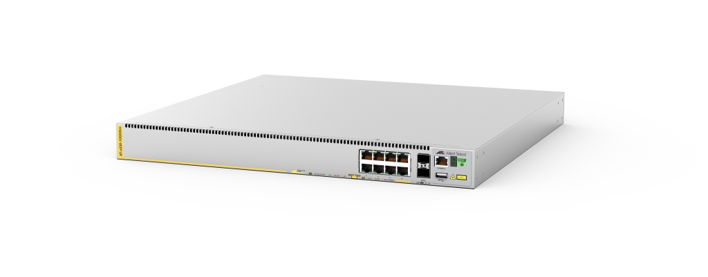 アライドテレシス> AT-x530-10GHXm-Z5[100/1000/2.5G/5GBASE-Tx8(PoE-OUT)、SFP/SFP+スロットx2(デリバリースタンダード保守5年付)]  | 123market