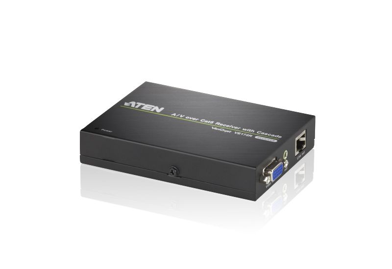 ATEN> ビデオ分配送信器/エクステンダー用VGA/オーディオレシーバー(カスケード接続対応) 123market