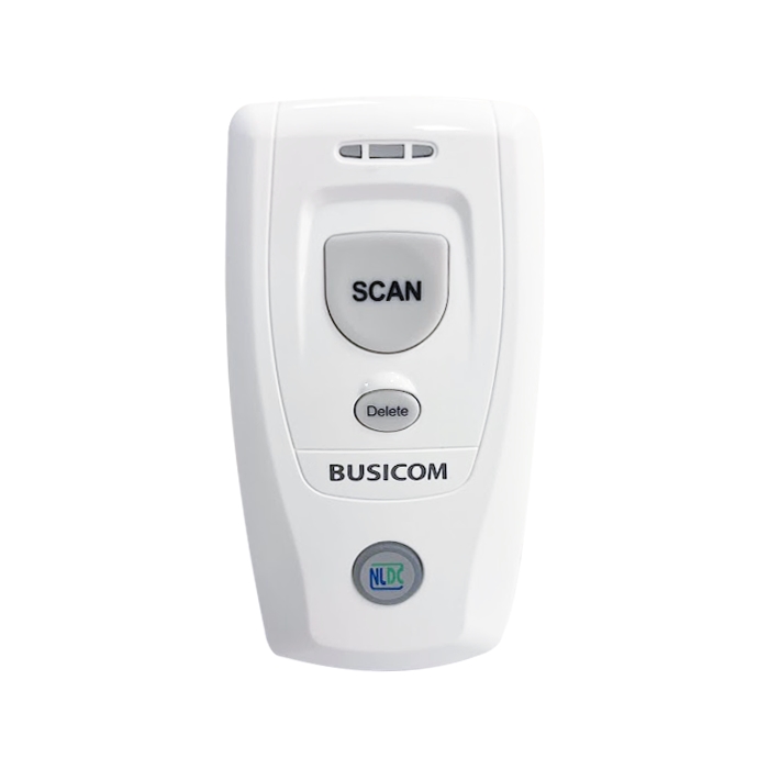 ビジコム> BUSICOM Bluetooth 1次元バーコードスキャナー iOS/Android対応 ワイヤレス 抗菌仕様 BC-BS801D  II(白) 123market