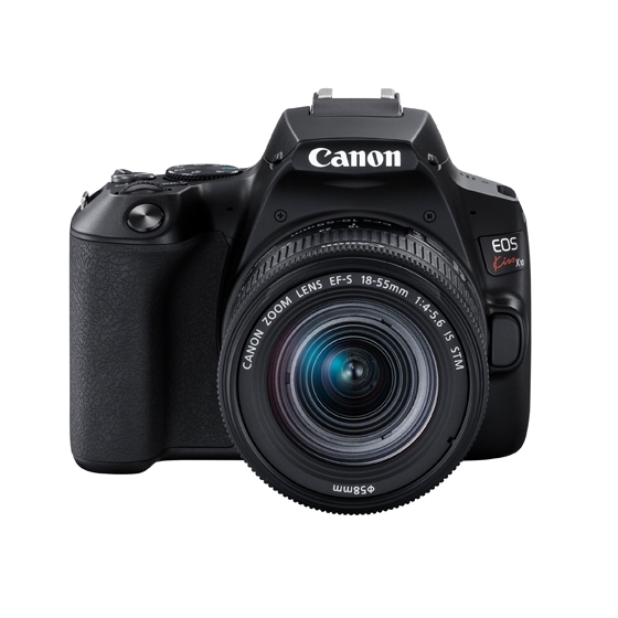 Canon デジタル一眼レフカメラ EOS Kiss X10・EF-S18-55 IS STM  レンズキット(2410万画素/ブラック)[3452C002] | 123market