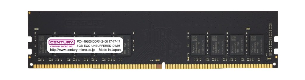 センチュリーマイクロ> SV/WS用 PC4-19200 DDR4-2400 288pin EDIMM 1RK