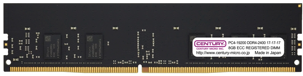 センチュリーマイクロ> SV用 PC4-19200 DDR4-2400 288pin RDIMM 1RK ...