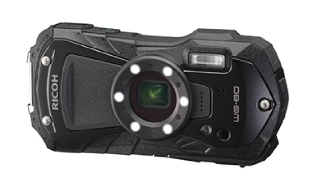 RICOH 防水デジタルカメラ WG-80(1600万画素/光学x5/ブラック) | 123market