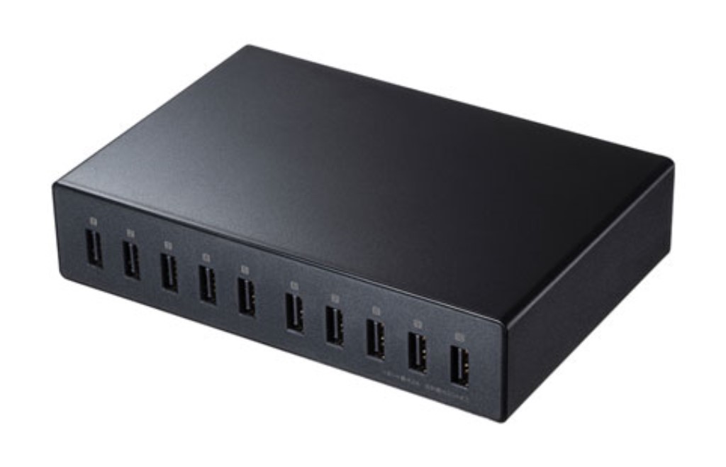 USB充電器(10ポート・合計20A・高耐久タイプ) | 123market