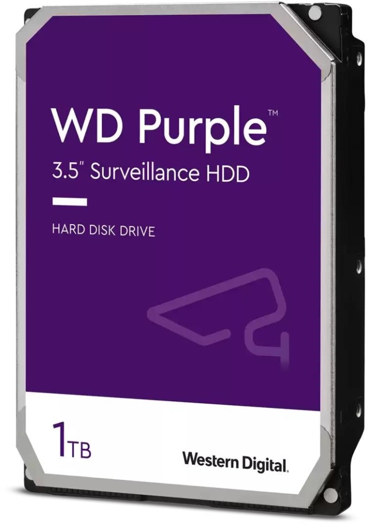 ウエスタンデジタル WD Purple 監視向け 3.5インチ内蔵HDD 1TB SATA