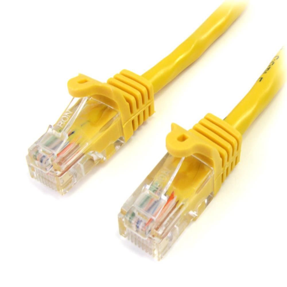 StarTech.com> 2m カテゴリー5e LANケーブル イエロー RJ45