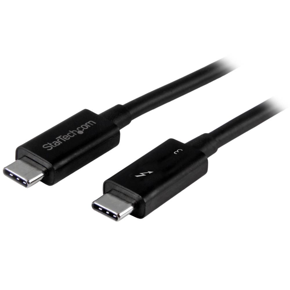 StarTech.com> Thunderbolt 3ケーブル/50cm/5K60Hz/40Gbps/100W USB PD