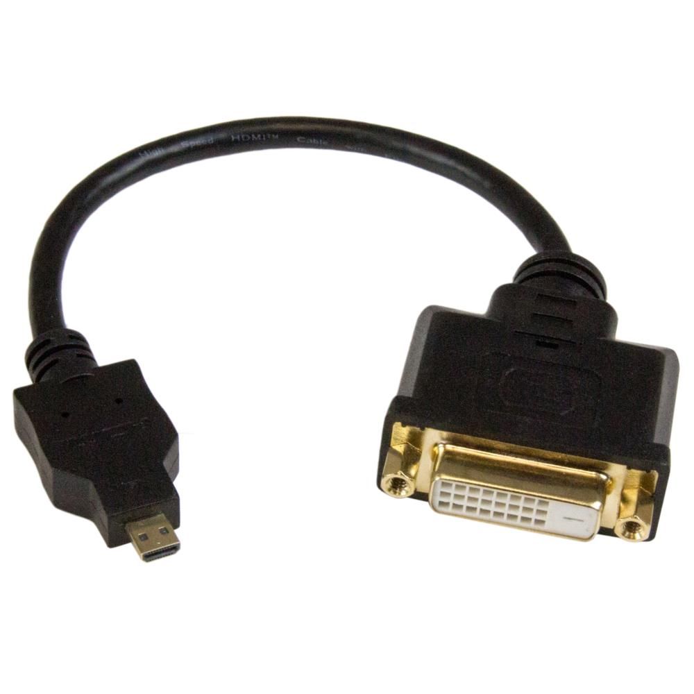 HDMI-DVI(メス) 変換アダプター 全長20cm