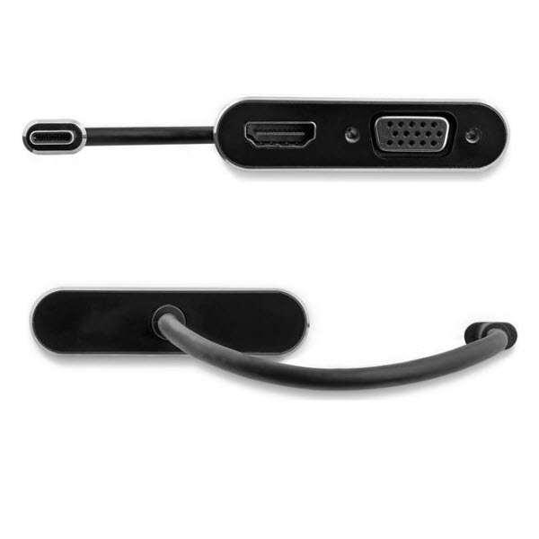 StarTech.com> USB-C-VGA/HDMI 変換ディスプレイアダプタ 2 in 1 USB