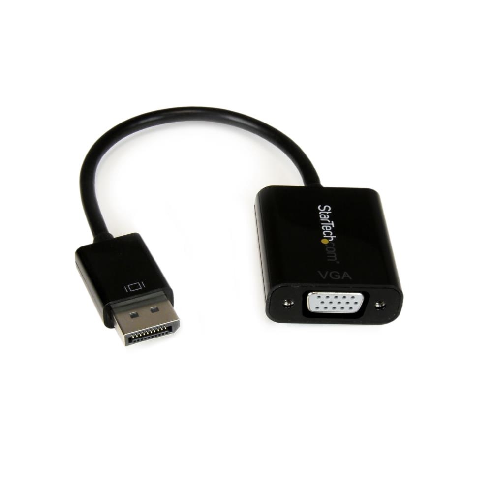 DisplayPort 1.2-VGA ディスプレイアダプター/5個入り/1080p/アクティブ変換/DPオス・VGAメス/ブラック |  123market